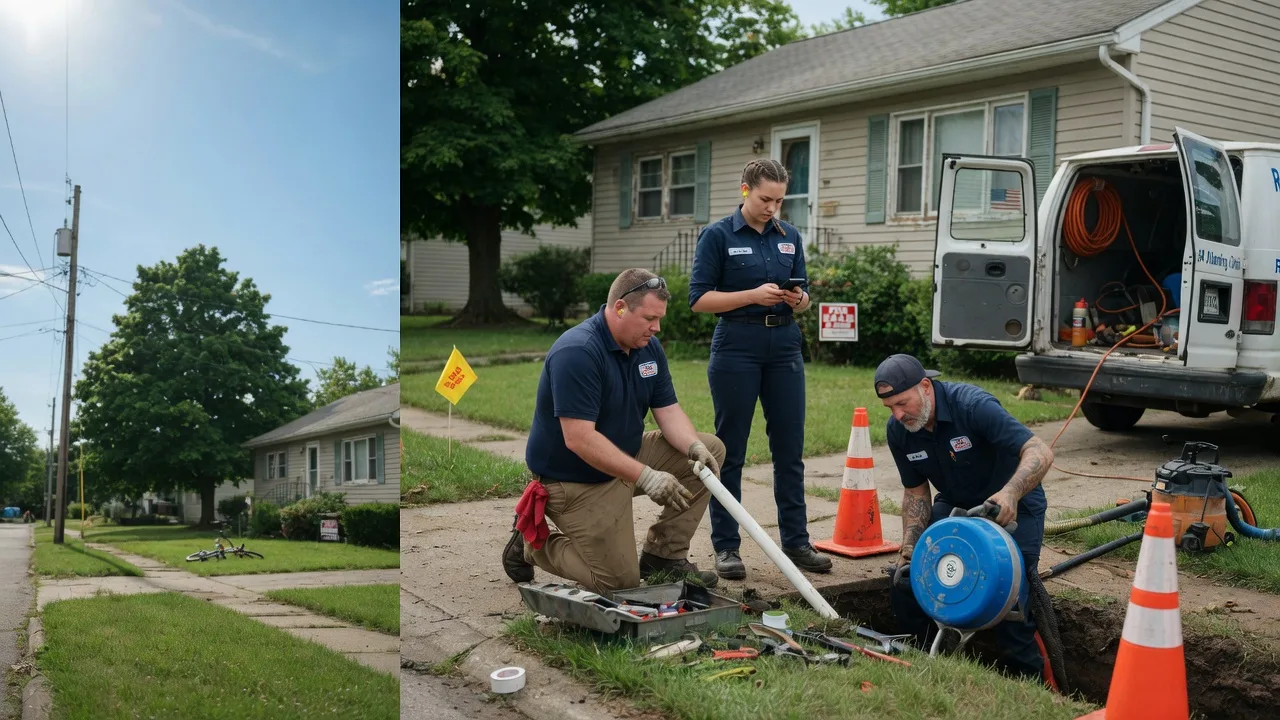 Sewer Line Repair in Four States, WV near me
